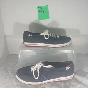 Keds Navy Blue Canvas Lace Up Casual Sneakers Women's Size‎ 5.5